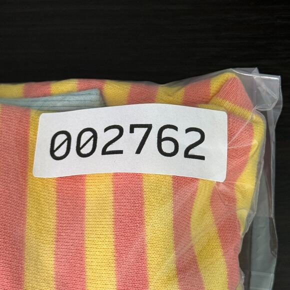 Free People Sweatshirt Womens Large Classic Striped Oversized Crewneck Tangerine - Picture 10 of 10